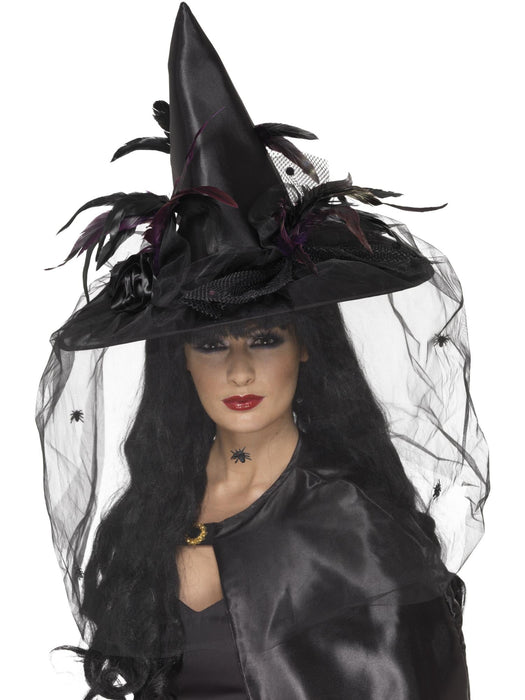 Buy Witch Deluxe Hat for Adults from Costume Super Centre AU