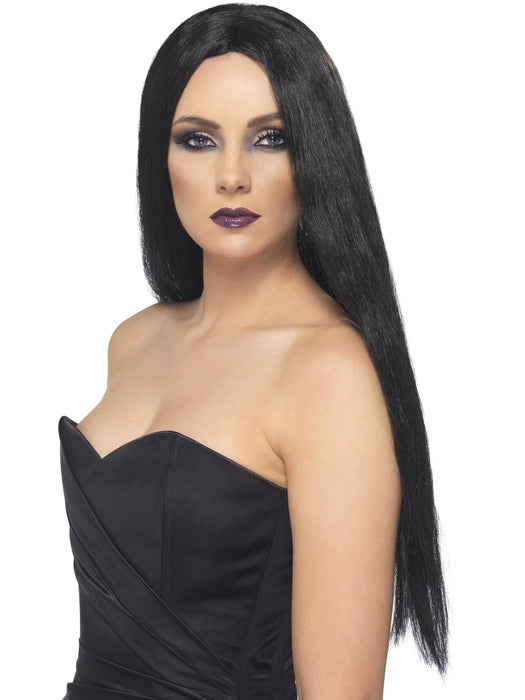 Buy Witch Long Black Wig for Adults from Costume Super Centre AU