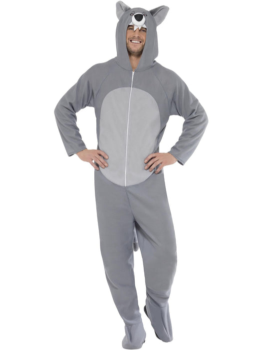 Buy Wolf Grey Onesie Costume for Adults from Costume Super Centre AU