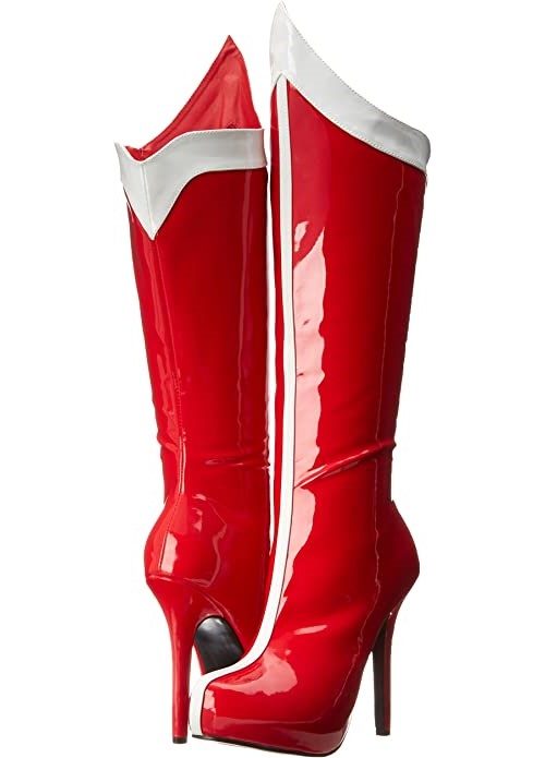 Buy Wonderwoman Red and White Superhero Boots for Adults from Costume Super Centre AU