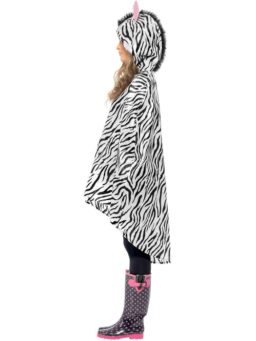 Buy Zebra Party Poncho for Adults from Costume Super Centre AU