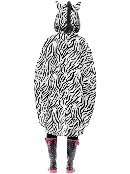 Buy Zebra Party Poncho for Adults from Costume Super Centre AU