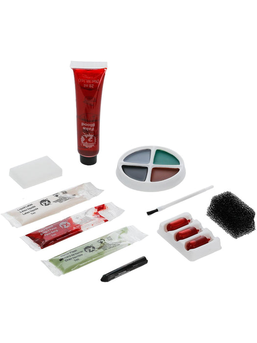 Buy Zombie Latex & Face Paint Kit Make-Up FX from Costume Super Centre AU