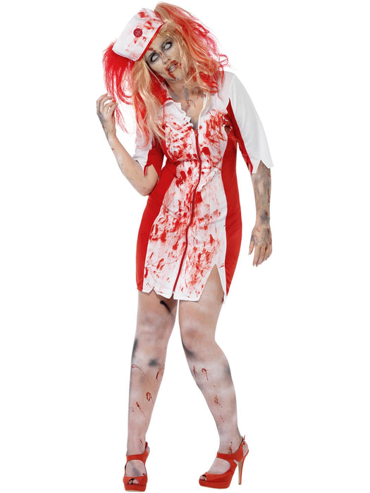 Buy Zombie Nurse Plus Size Costume for Adults from Costume Super Centre AU