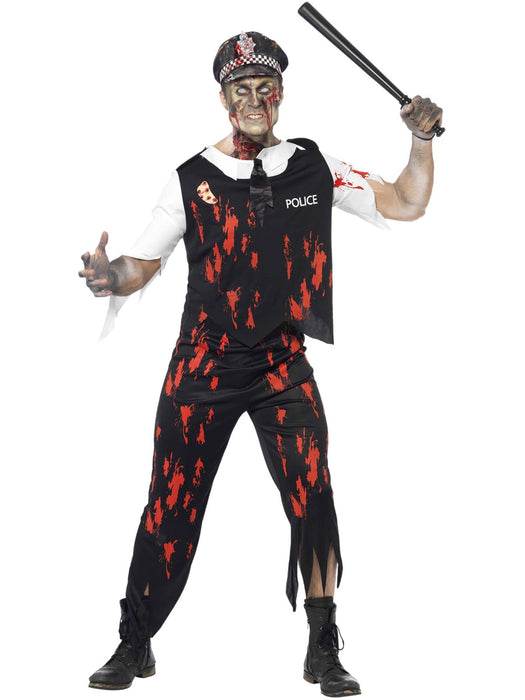 Buy Zombie Policeman Costume for Adults from Costume Super Centre AU