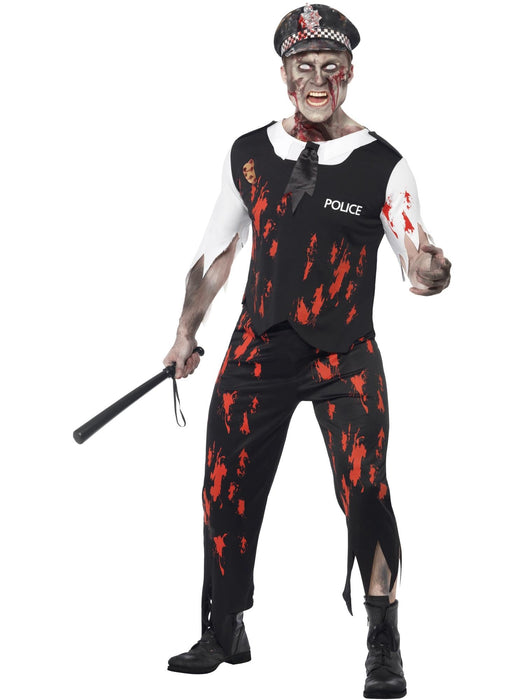 Buy Zombie Policeman Costume for Adults from Costume Super Centre AU