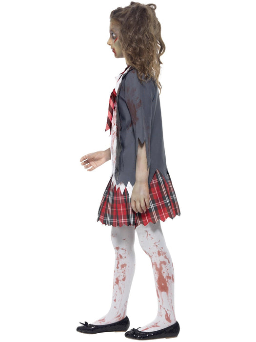 Buy Zombie School Girl Costume for Kids from Costume Super Centre AU