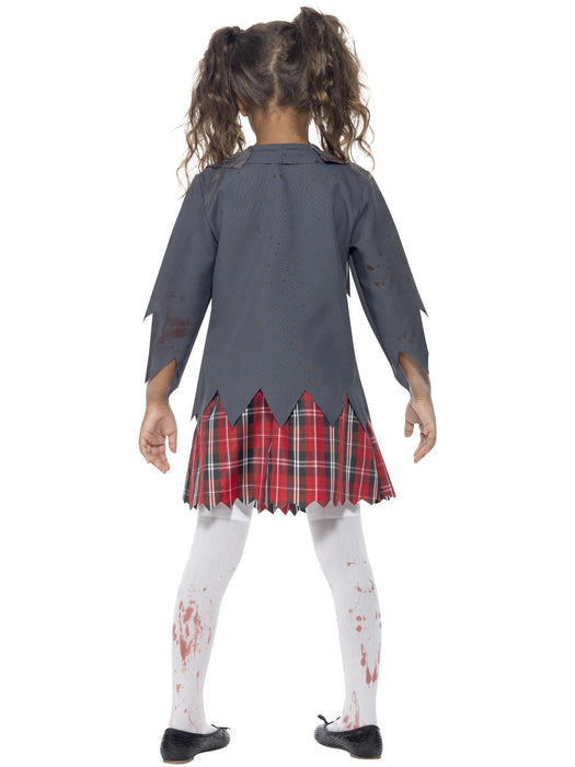 Buy Zombie School Girl Costume for Kids from Costume Super Centre AU