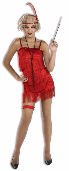 1920s Red Dazzle Flapper Adult Costume | Costume Super Centre AU