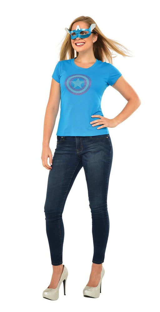American Dream Rhinestone T-shirt| Costume Super Centre AU