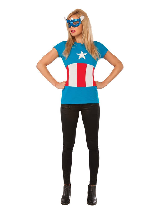 American Dream Adult T-Shirt & Mask Set | Costume Super Centre AU