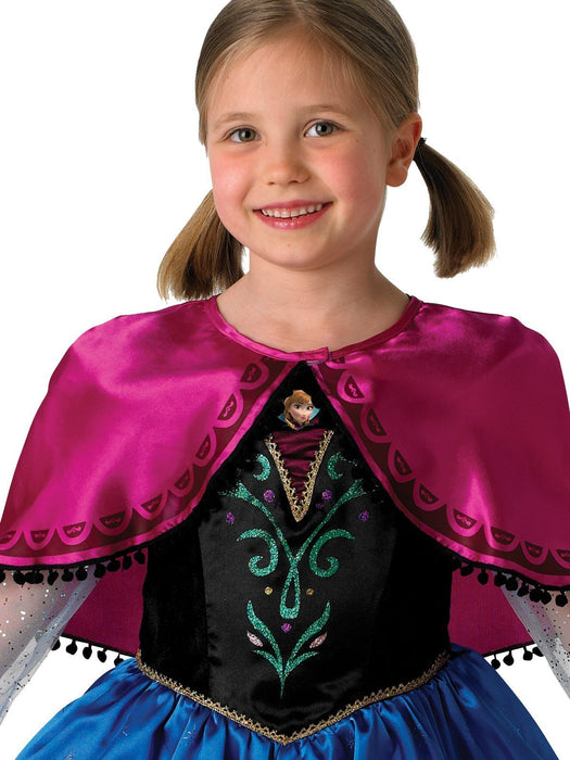 Buy Anna Deluxe Costume for Kids - Disney Frozen from Costume Super Centre AU