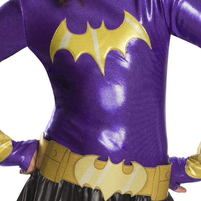 Buy DC Super Hero Girls - Batgirl Hoodie Dress Costume for Kids from Costume Super Centre AU