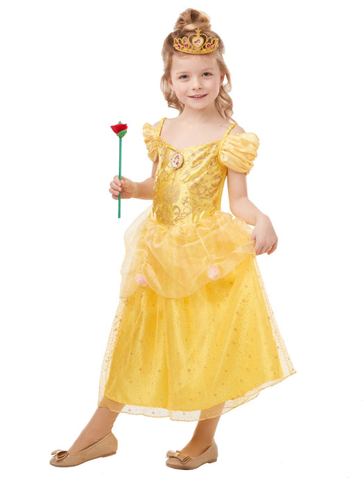 Buy Belle Glitter & Sparkle Deluxe Costume for Kids - Disney Beauty & the Beast from Costume Super Centre AU