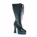 Buy Black Patent Lace up Adult Boots from Costume Super Centre AU