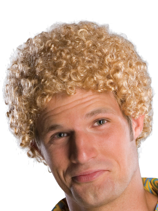 Buy Blonde Tight-Curl Afro Adult Wig from Costume Super Centre AU