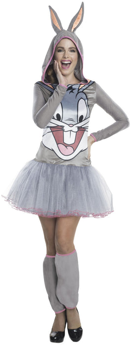 Bugs Bunny Hooded Tutu Dress Adult Costume | Costume Super Centre AU