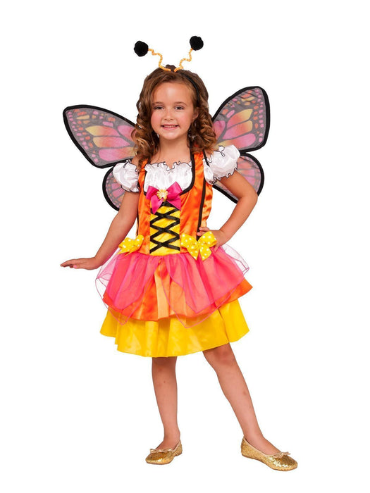 Butterfly Glittery Orange Child Costume | Costume Super Centre AU