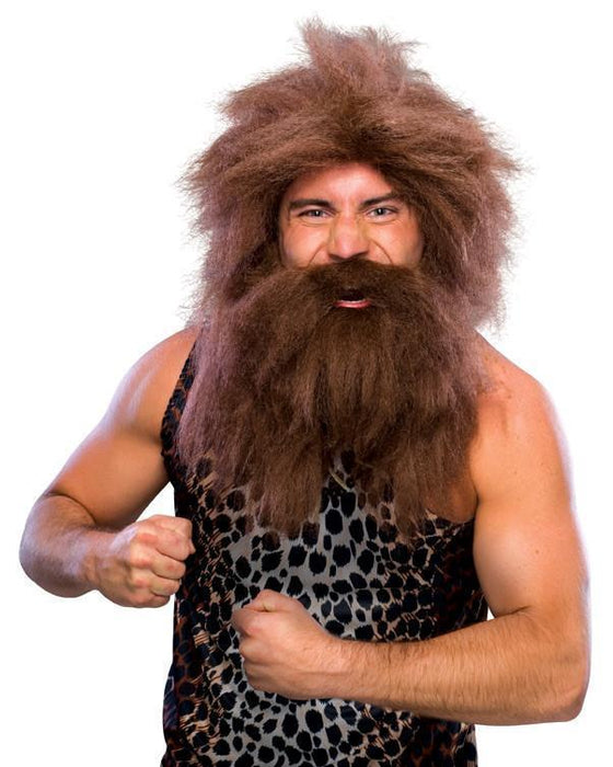 Caveman Adult Beard and Wig Set | Costume Super Centre AU