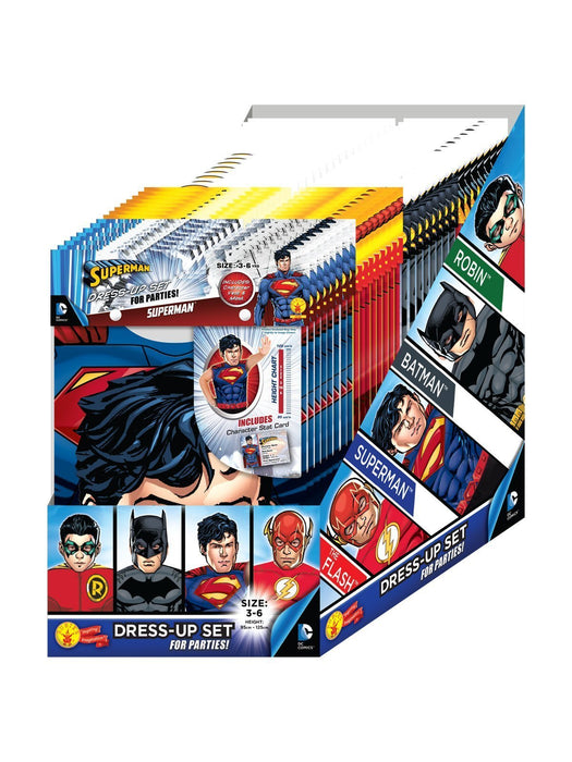 Buy DC Comics Boys Partytime Dress Ups Asst 32 Pack - Warner Bros DC Comics from Costume Super Centre AU
