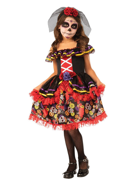 Buy Day of the Dead Costume for Kids from Costume Super Centre AU