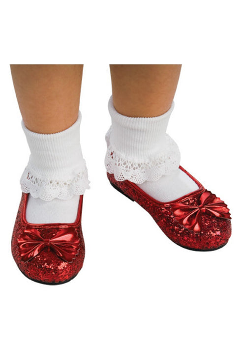 Dorothy Red Glitter Deluxe Shoes for Kids The Wizard of Oz