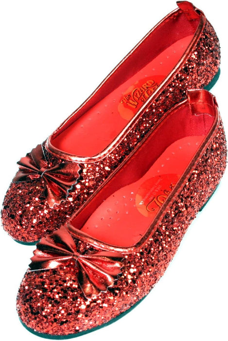 Buy Dorothy Red Glitter Deluxe Shoes for Kids - Warner Bros The Wizard of Oz from Costume Super Centre AU