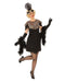 Fabulous Flapper Black & Gold Adult Costume | Rubie's 821133 | Costume Super Centre AU