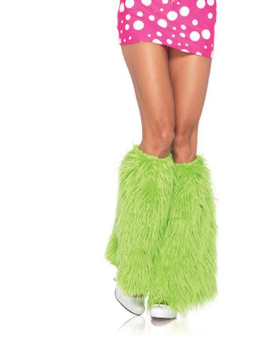 Buy Leg Warmers - Furry Green from Costume Super Centre AU