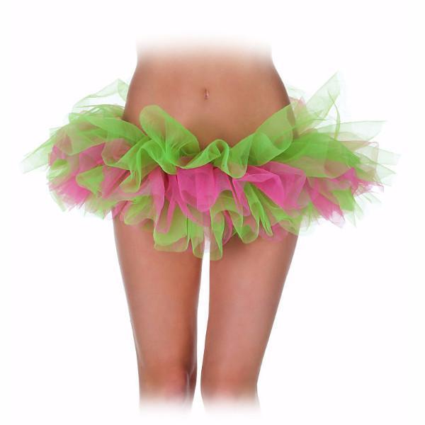 Buy Women's Green and Pink Tutu from Costume Super Centre AU