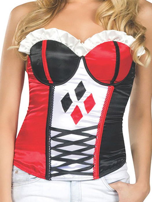 Buy Harley Quinn Corset for Adults - Warner Bros DC Comics from Costume Super Centre AU