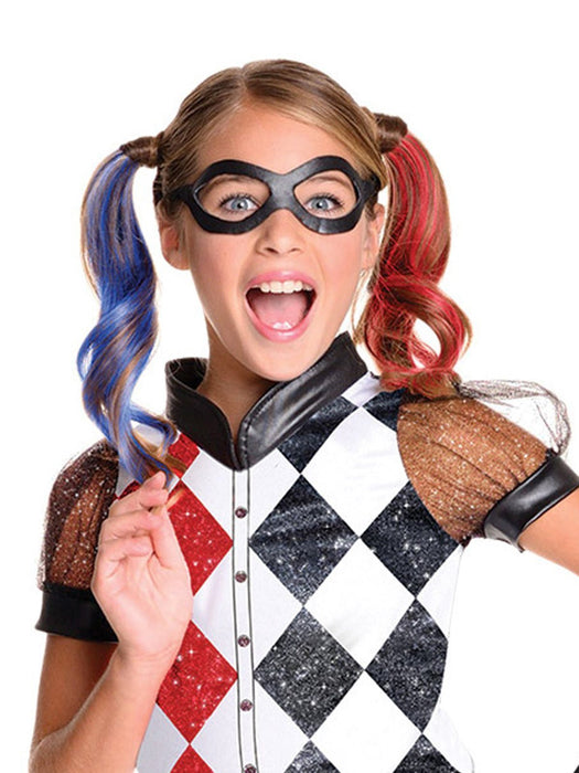 Buy Harley Quinn Deluxe Costume for Kids - Warner Bros DC Super Hero Girls from Costume Super Centre AU