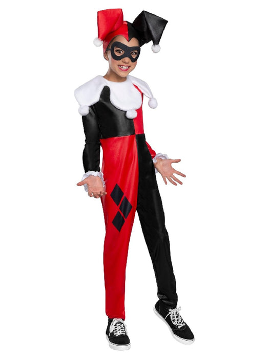 Buy Harley Quinn Jumpsuit Costume for Kids - Warner Broc DC Super Hero Girls from Costume Super Centre AU