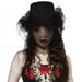 Heart Of Darkness Top Hat with Veil | Costume Super Centre AU