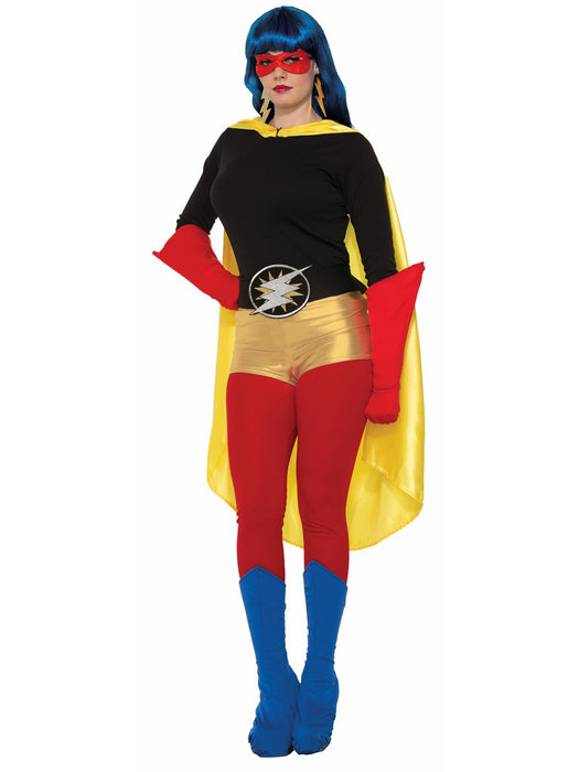 Hero Boot Tops Blue | Costume Super Centre AU