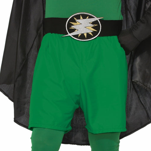 Hero Boxer Shorts Green | Costume Super Centre AU