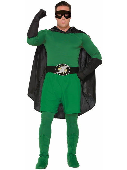Hero Boxer Shorts Green | Costume Super Centre AU