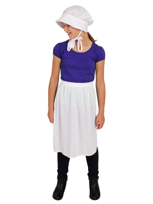 Buy Historical Bonnet & Apron Set for Kids from Costume Super Centre AU