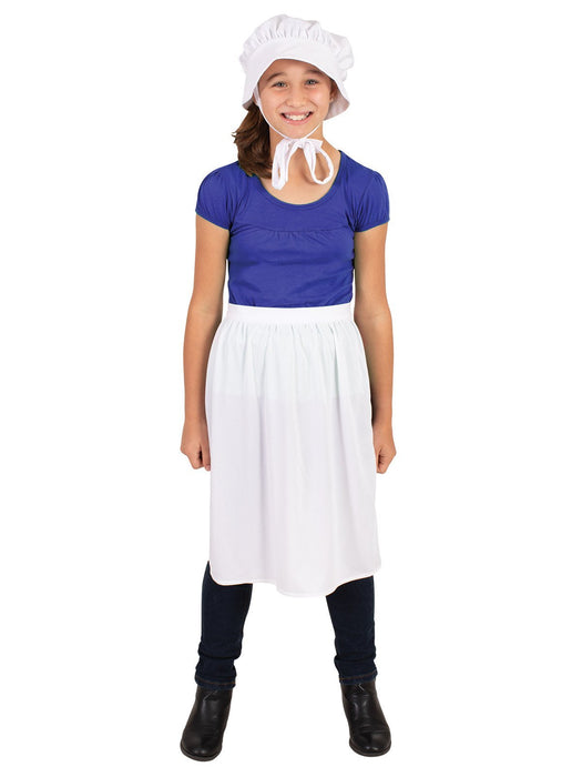 Buy Historical Bonnet & Apron Set for Kids from Costume Super Centre AU