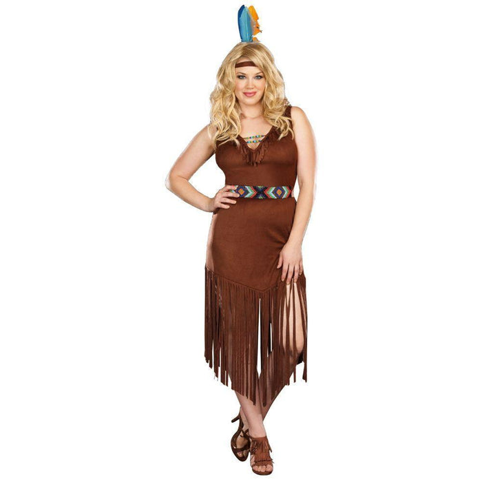 Buy Hot On The Trail Native American Sexy Plus Size Adult Costume from Costume Super Centre AU