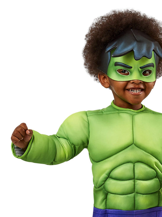 Buy Hulk Deluxe Costume for Toddlers - Marvel Spidey & His Amazing Friends from Costume Super Centre AU