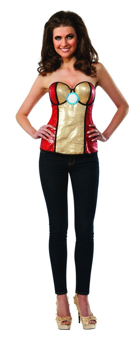 Iron Rescue Sequined Corset | Costume Super Centre AU