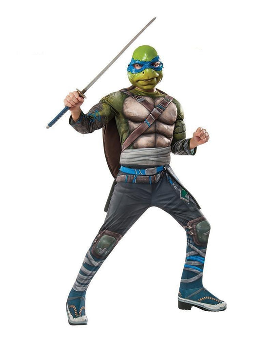 Buy Leonardo Deluxe Costume for Kids - Nickelodeon Teenage Mutant Ninja Turtles from Costume Super Centre AU