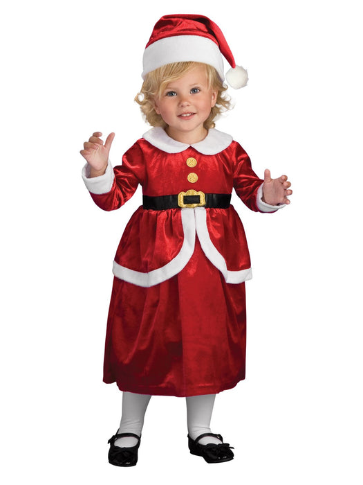 Buy Lil' Mrs Claus Dress and Apron Set for Toddlers & Kids from Costume Super Centre AU