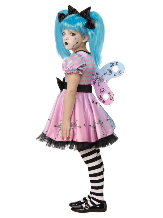 Little Blue Skelly Girl Child Costume | Costume Super Centre AU