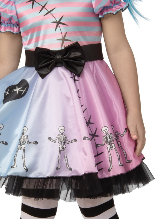 Buy Little Blue Skelly Girl Costume for Kids from Costume Super Centre AU