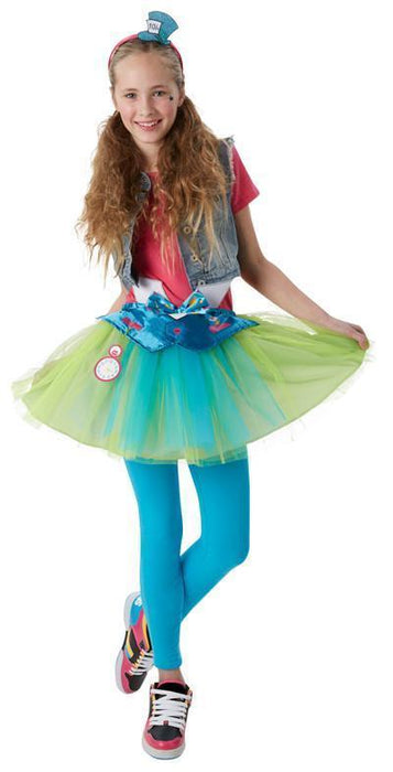 Alice In Wonderland - Girls Mad Hatter Child Tutu Skirt & Headband Set | Costume Super Centre AU