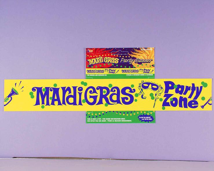 Buy Mardi Gras 20 Foot Party Banner from Costume Super Centre AU
