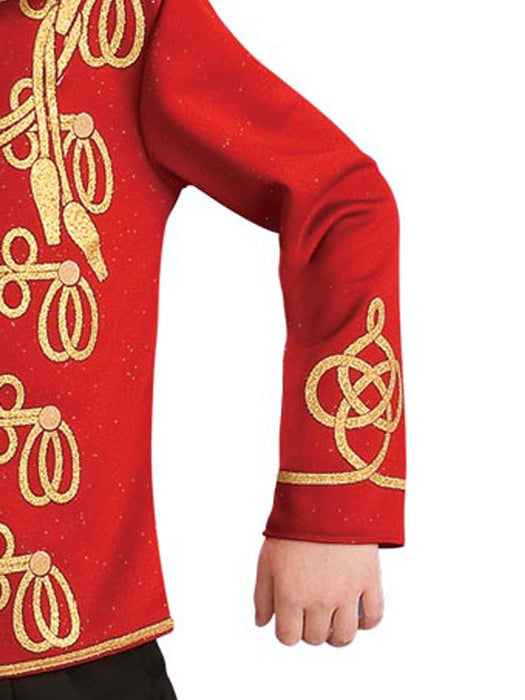 Buy Michael Jackson Red Military Jacket for Kids - Michael Jackson from Costume Super Centre AU