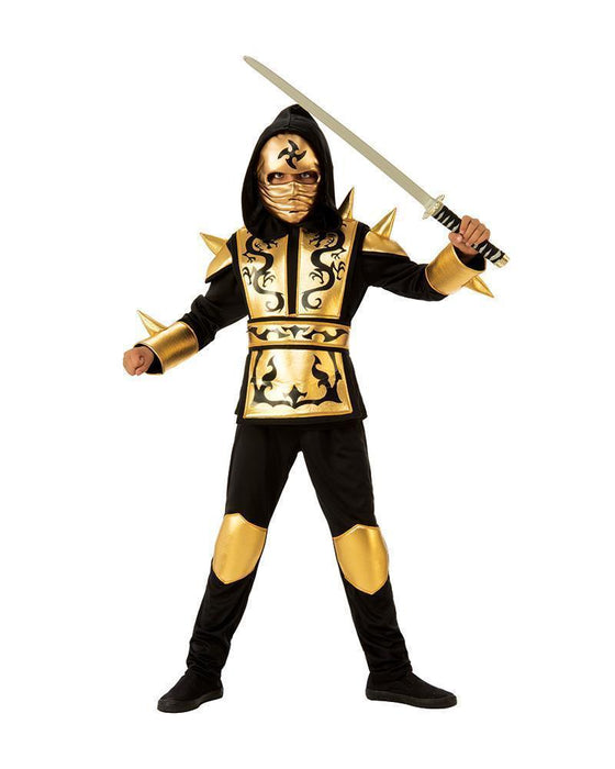 Ninja - Gold Ninja Child Costume | Costume Super Centre AU